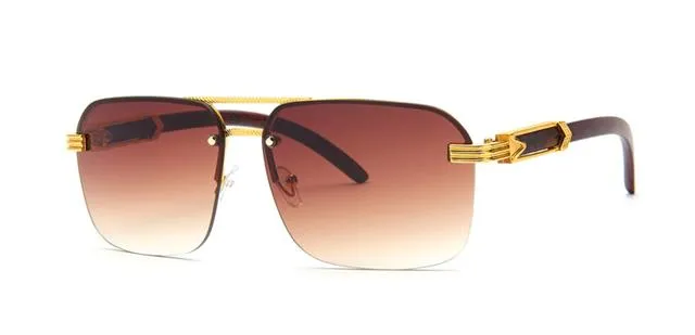 Men's Designer Luxury Pilot Sunglasses