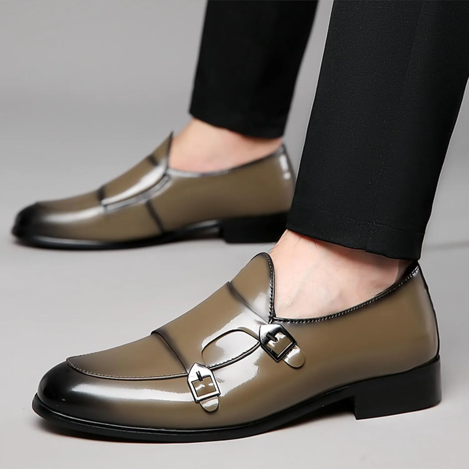 Men's Dress Oxford Shoes Slip On Causal Leather Shoes Fashion Walking Shoes Business Office Party Comfort Loafers