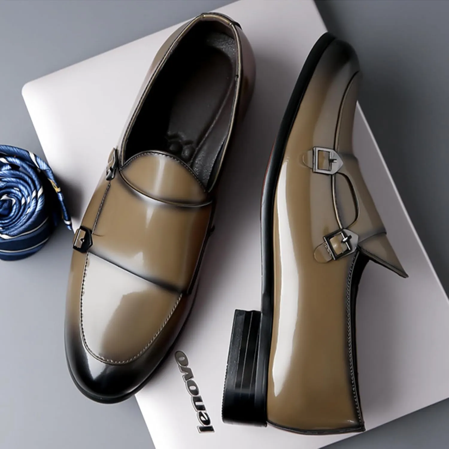 Men's Dress Oxford Shoes Slip On Causal Leather Shoes Fashion Walking Shoes Business Office Party Comfort Loafers