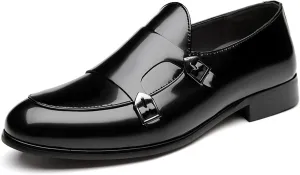 Men's Dress Oxford Shoes Slip On Causal Leather Shoes Fashion Walking Shoes Business Office Party Comfort Loafers