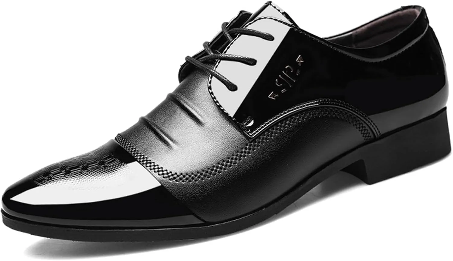 Men's Dress Shoes Lace-up Formal Business Derby Comfortable Oxford Shoes for Wedding Party and Daily Wear