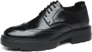 Men's Dress Shoes Men Patent Leather Formal Business Oxford Shoes Slip On Pointed Toe Derbys Shoes