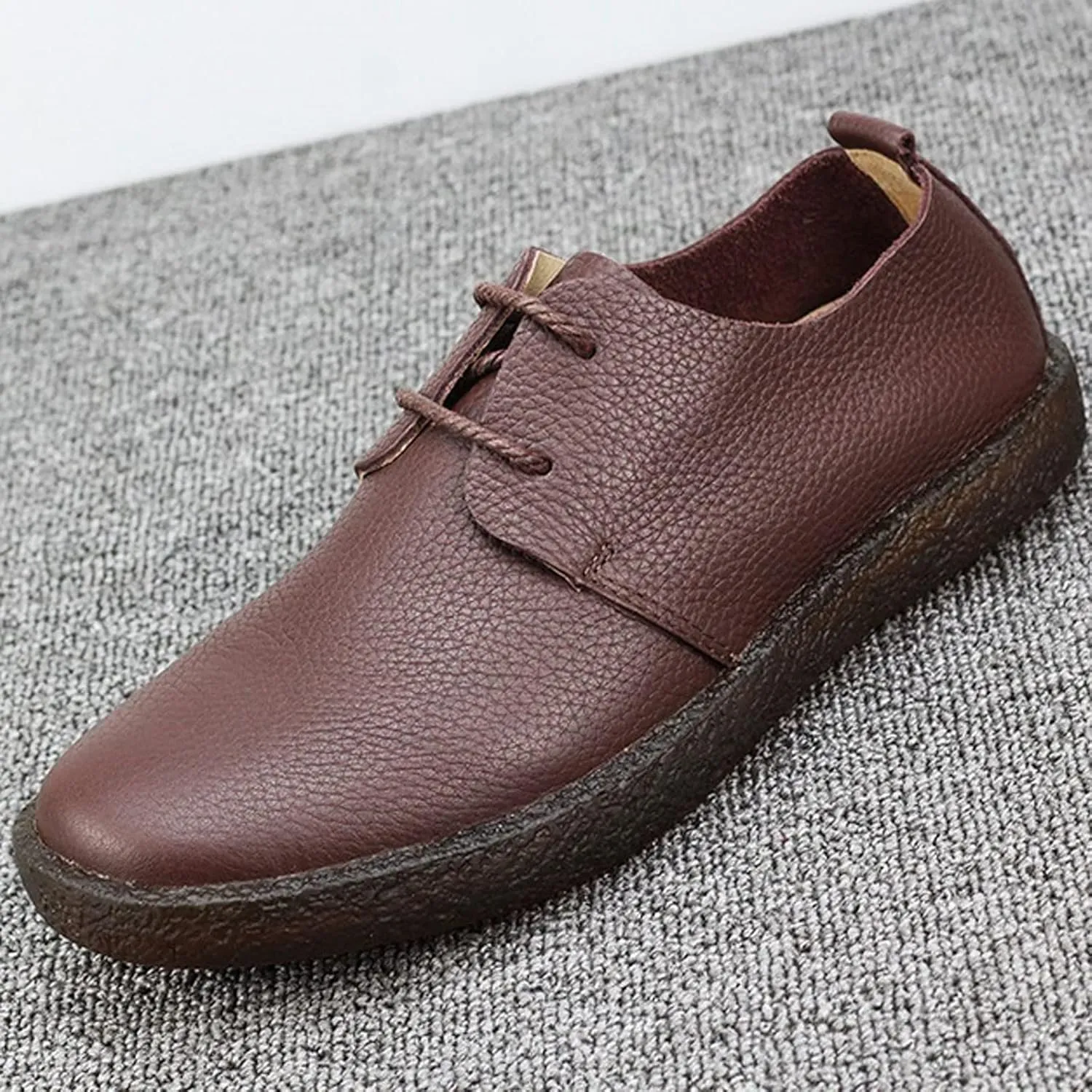 Mens Dress Shoes Men's Classic Casual Business Formal Leather Shoes Oxford Shoes Comfortable Leather Shoes Men's Shoes(Black,10.5)