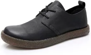 Mens Dress Shoes Men's Classic Casual Business Formal Leather Shoes Oxford Shoes Comfortable Leather Shoes Men's Shoes(Black,10.5)