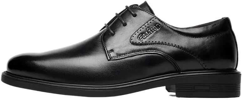 Men's Dress Shoes Slip On Pointed Toe Derbys Classic Formal Business Shoes for Driving Walking Wedding Outdoor Indoor Size