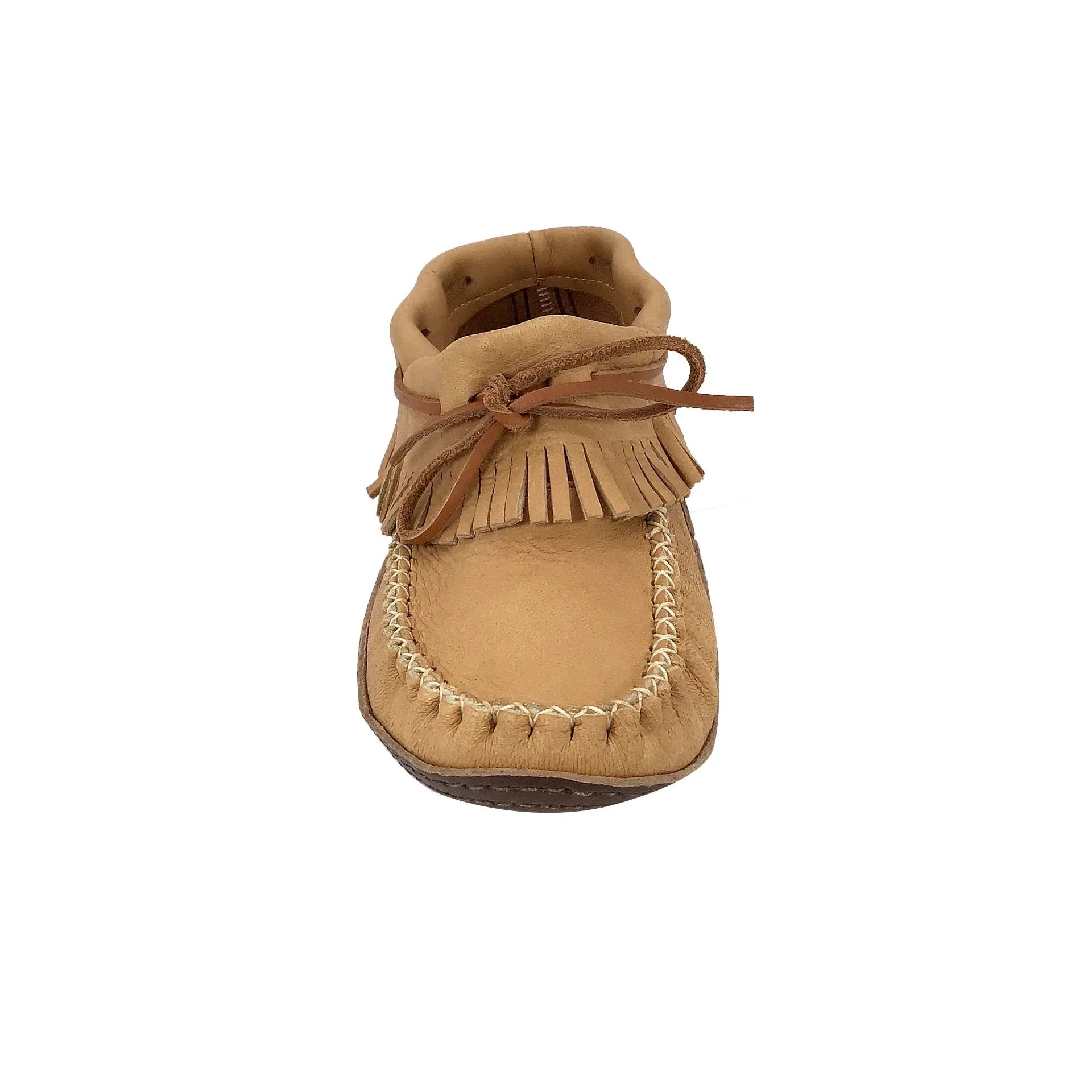 Men's Earthing Moccasins Fringed Ankle