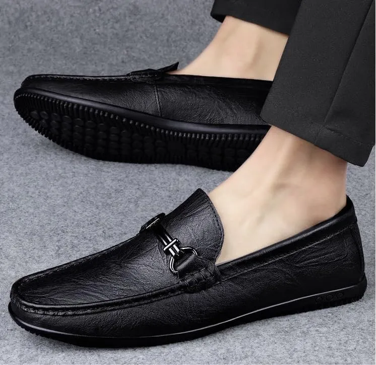 Men's Fashion Patent Leather Dress Shoes Slip On Pointed Toe Derbys Classic Formal Business Shoes Wedding Office Oxford Shoes for Men