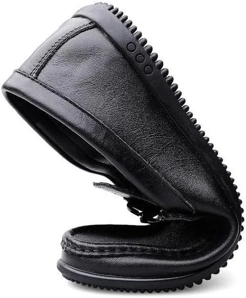 Men's Fashion Patent Leather Dress Shoes Slip On Pointed Toe Derbys Classic Formal Business Shoes Wedding Office Oxford Shoes for Men