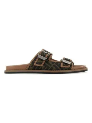 Men's Flat Sandals in Brown | Size 6 | 7X1604AJZF Color F1ICN