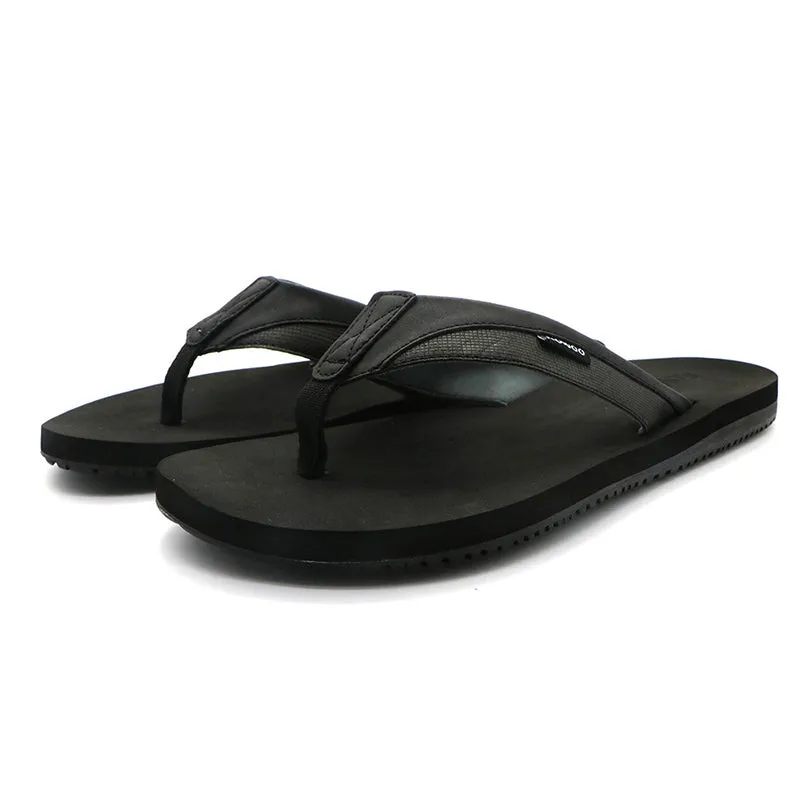 Men's Flip Flops Thong Leather Sandals Non-Slip Sandals