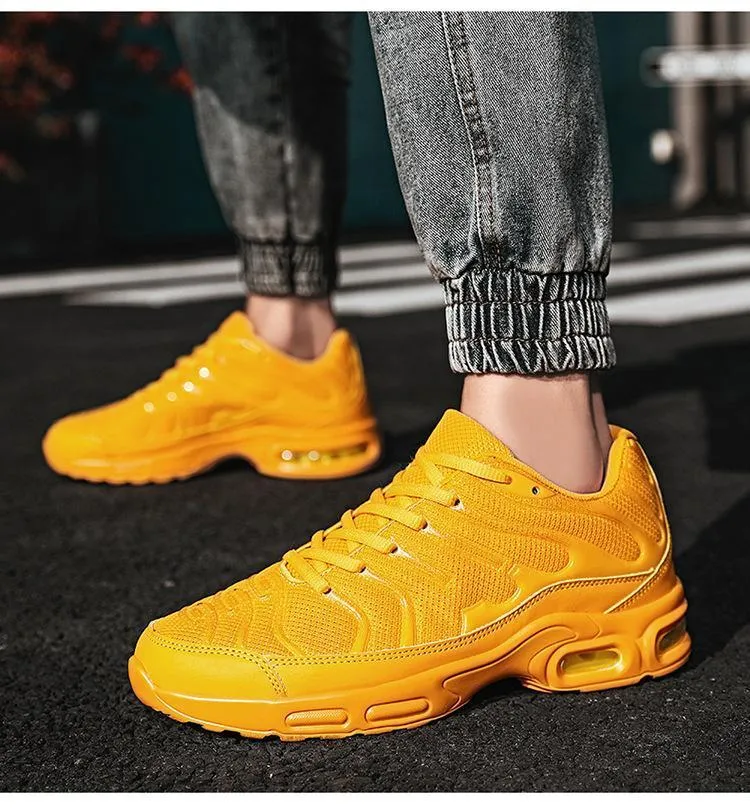 Men's Flyknit Breathable Elastic Air Cushion Sneakers