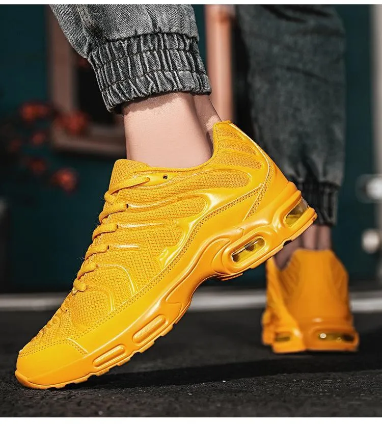 Men's Flyknit Breathable Elastic Air Cushion Sneakers