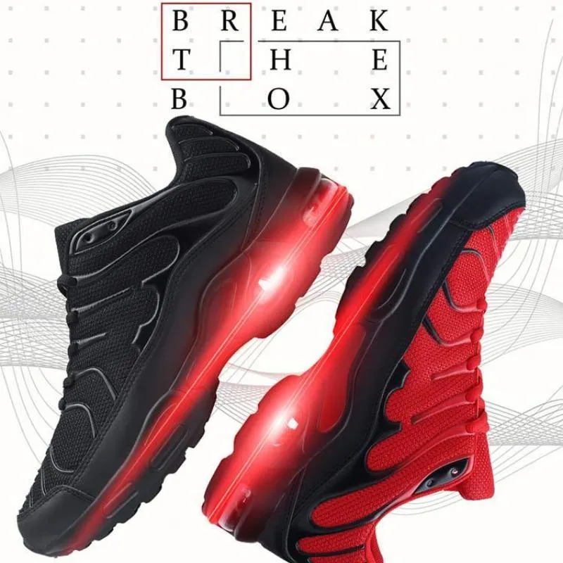Men's Flyknit Breathable Elastic Air Cushion Sneakers