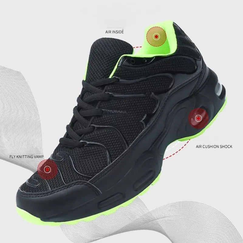 Men's Flyknit Breathable Elastic Air Cushion Sneakers