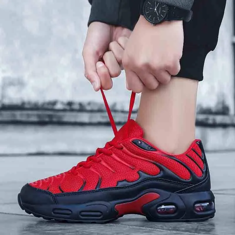 Men's Flyknit Breathable Elastic Air Cushion Sneakers