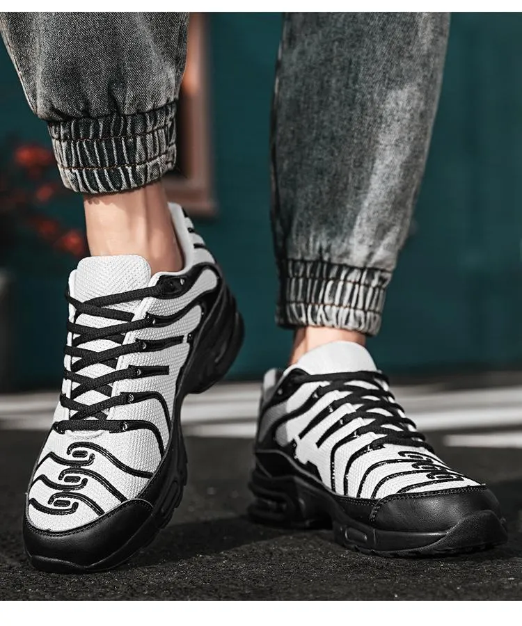 Men's Flyknit Breathable Elastic Air Cushion Sneakers