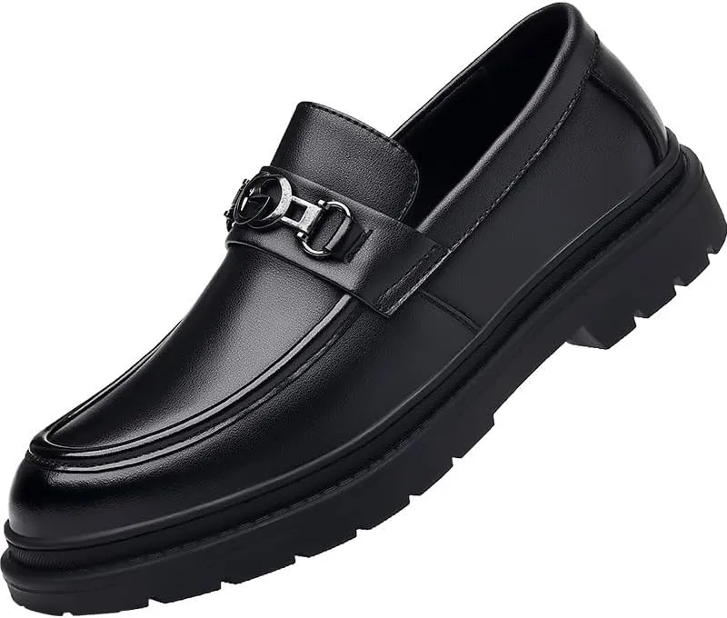 Men's Formal Classic Business Oxford Shoes Mens Patent Leather Slip-On Loafers Wedding Dress Shoes for Men