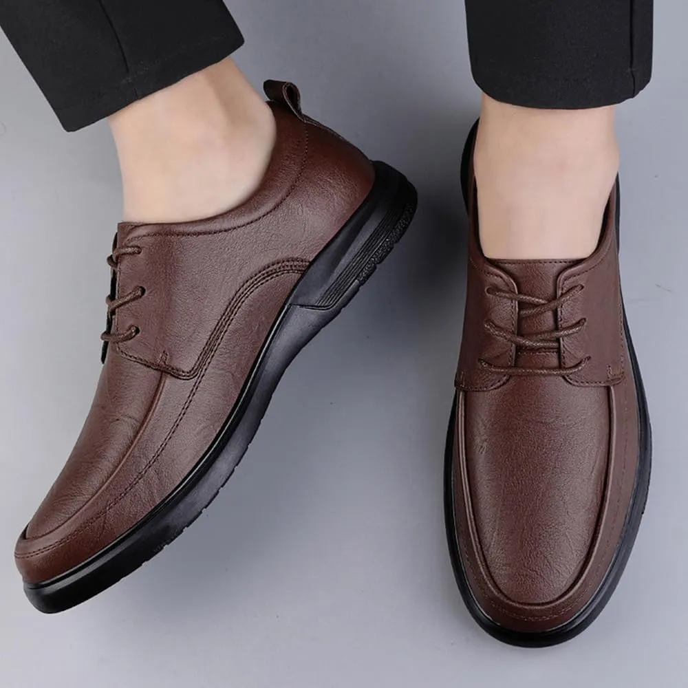 Men's Formal Oxford Shoes Faux Patent Leather Shoes for Men Business Derbys Shoe Wedding Suit Tuxedo Dress Shoes