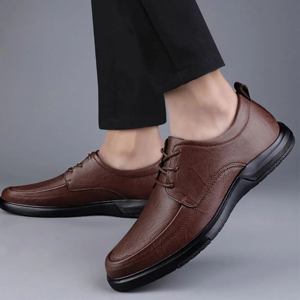 Men's Formal Oxford Shoes Faux Patent Leather Shoes for Men Business Derbys Shoe Wedding Suit Tuxedo Dress Shoes