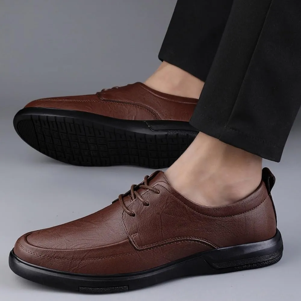 Men's Formal Oxford Shoes Faux Patent Leather Shoes for Men Business Derbys Shoe Wedding Suit Tuxedo Dress Shoes