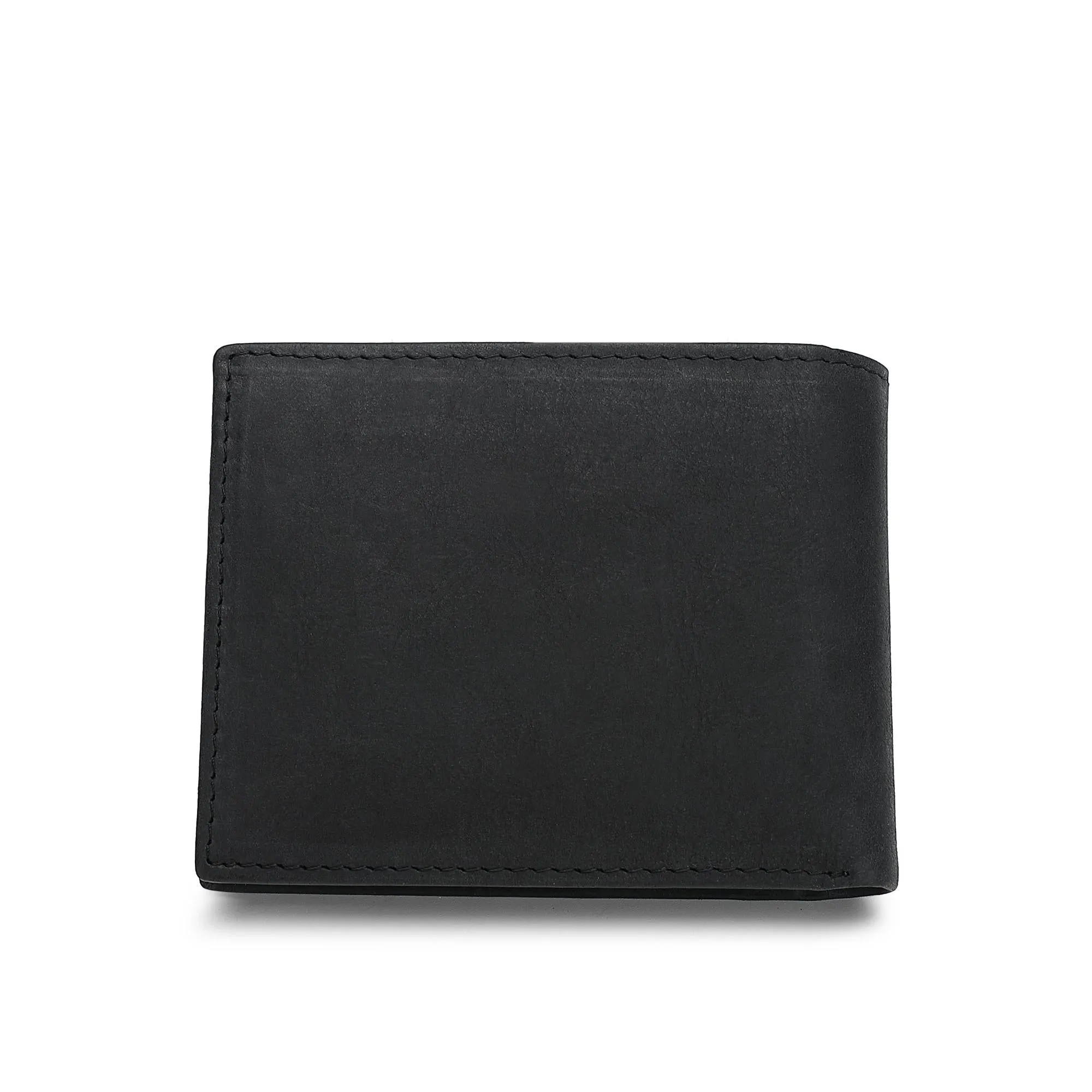 Men's Genuine Leather RFID Bifold Short Wallet - VWW 139