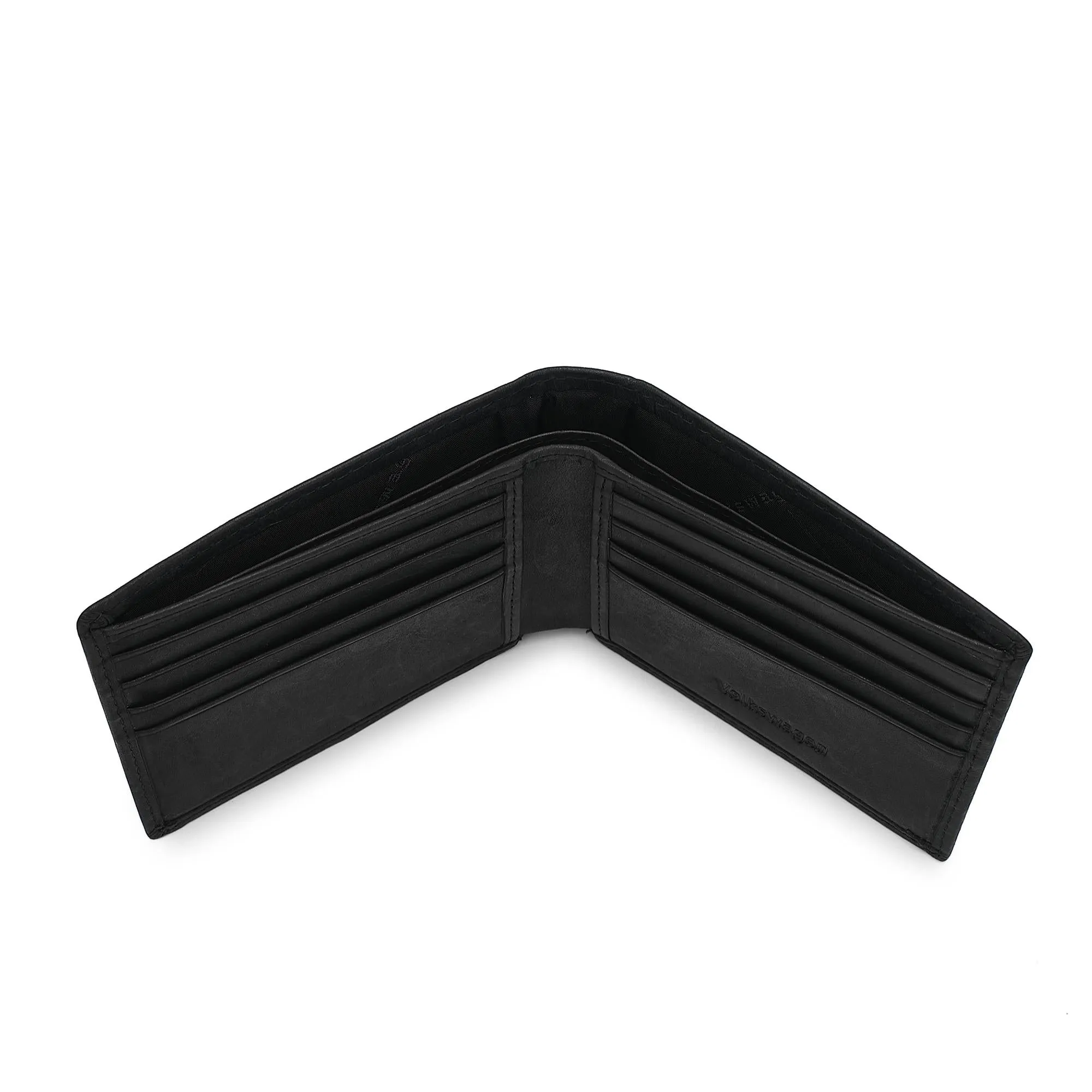 Men's Genuine Leather RFID Bifold Short Wallet - VWW 139