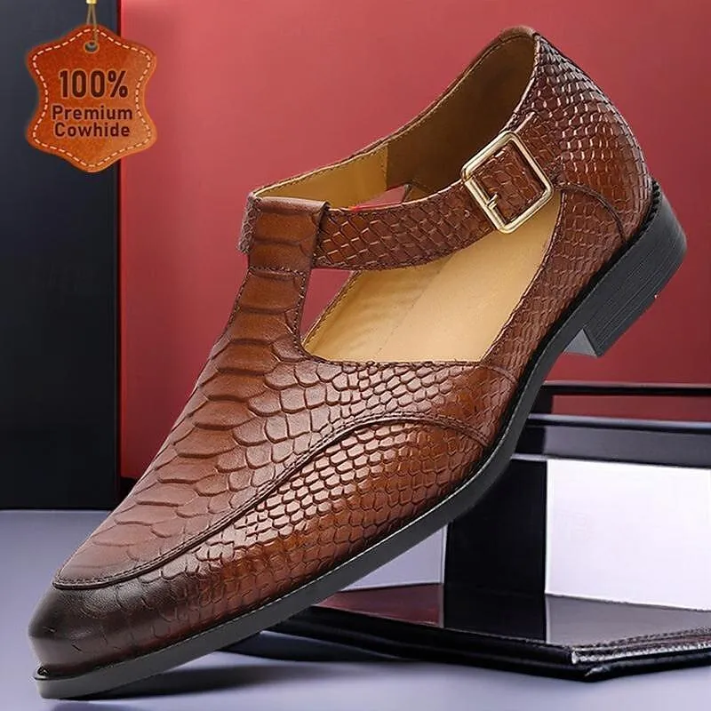 Men's genuine leather sandals