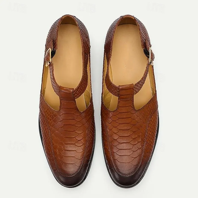 Men's genuine leather sandals