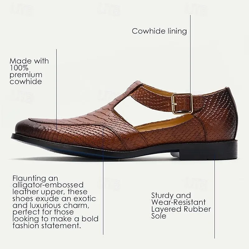 Men's genuine leather sandals