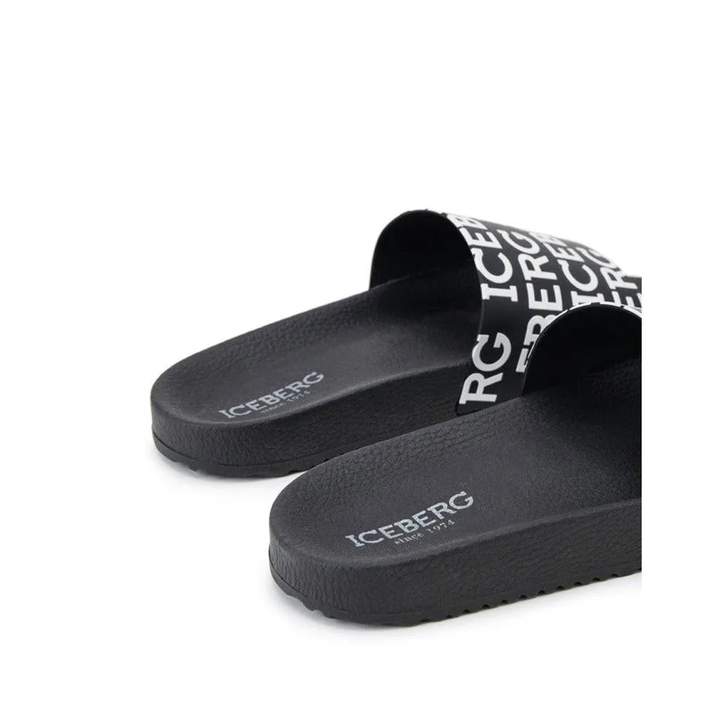 Men's Iceberg Black Pool Slides