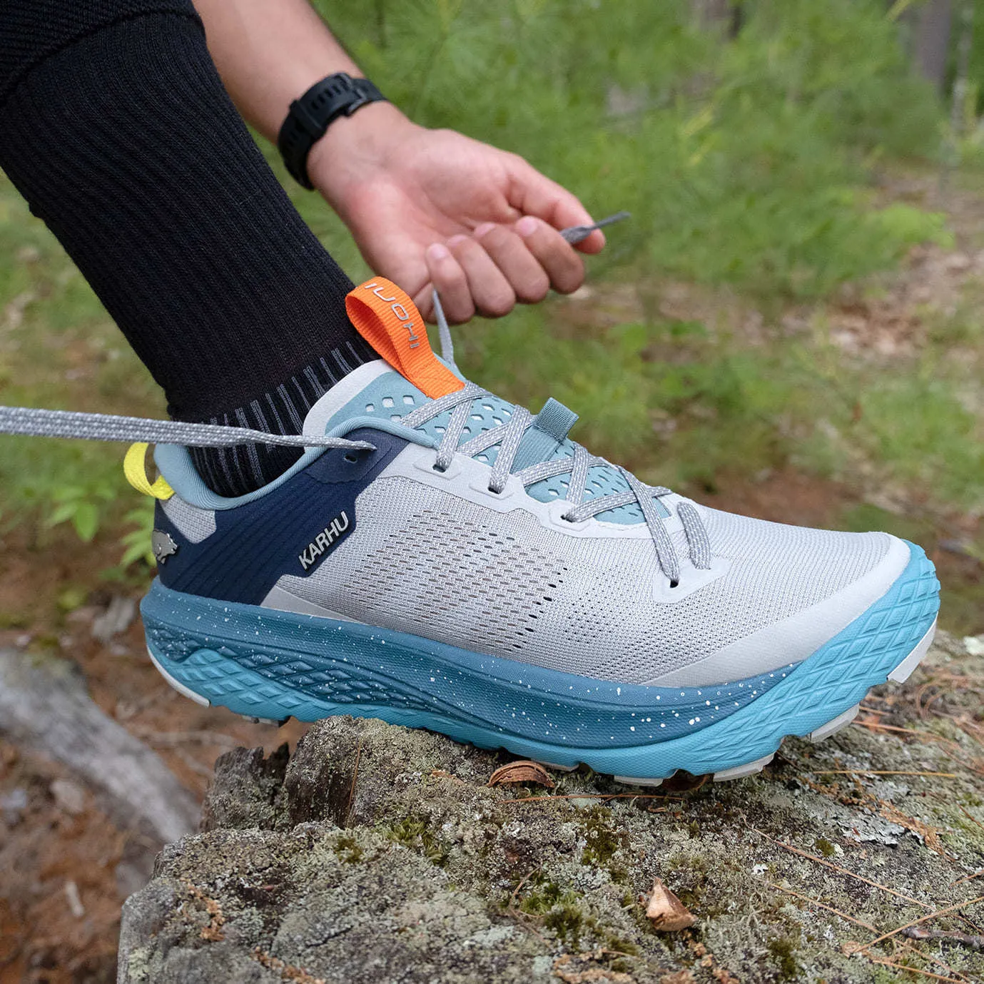 MEN'S IKONI TRAIL 1.0 - MIRAGE GRAY / DEEP LAGOON