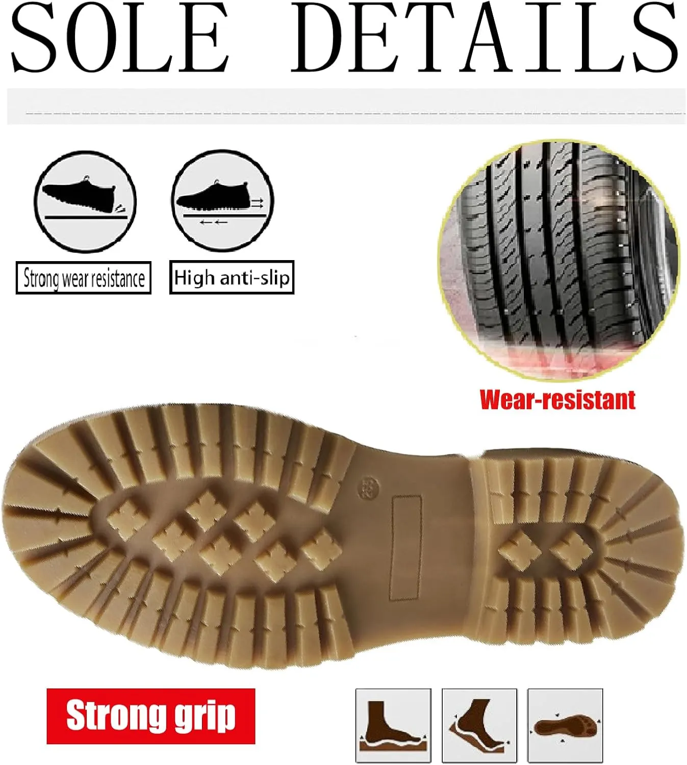 Men's Leather Lace Up Platform Penny Loafers Retro Comfort Round Toe Non-Slip Lug Sole Block Heel Casual Derbys for Business Office Driving Walking Shoes