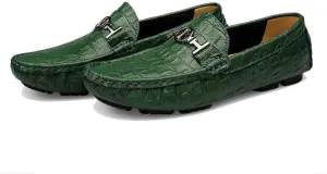 Mens' Leather Loafers Slip-Ons Casual Driving Flat Walking Moccasin Business Boat Shoes Fashion Slipper