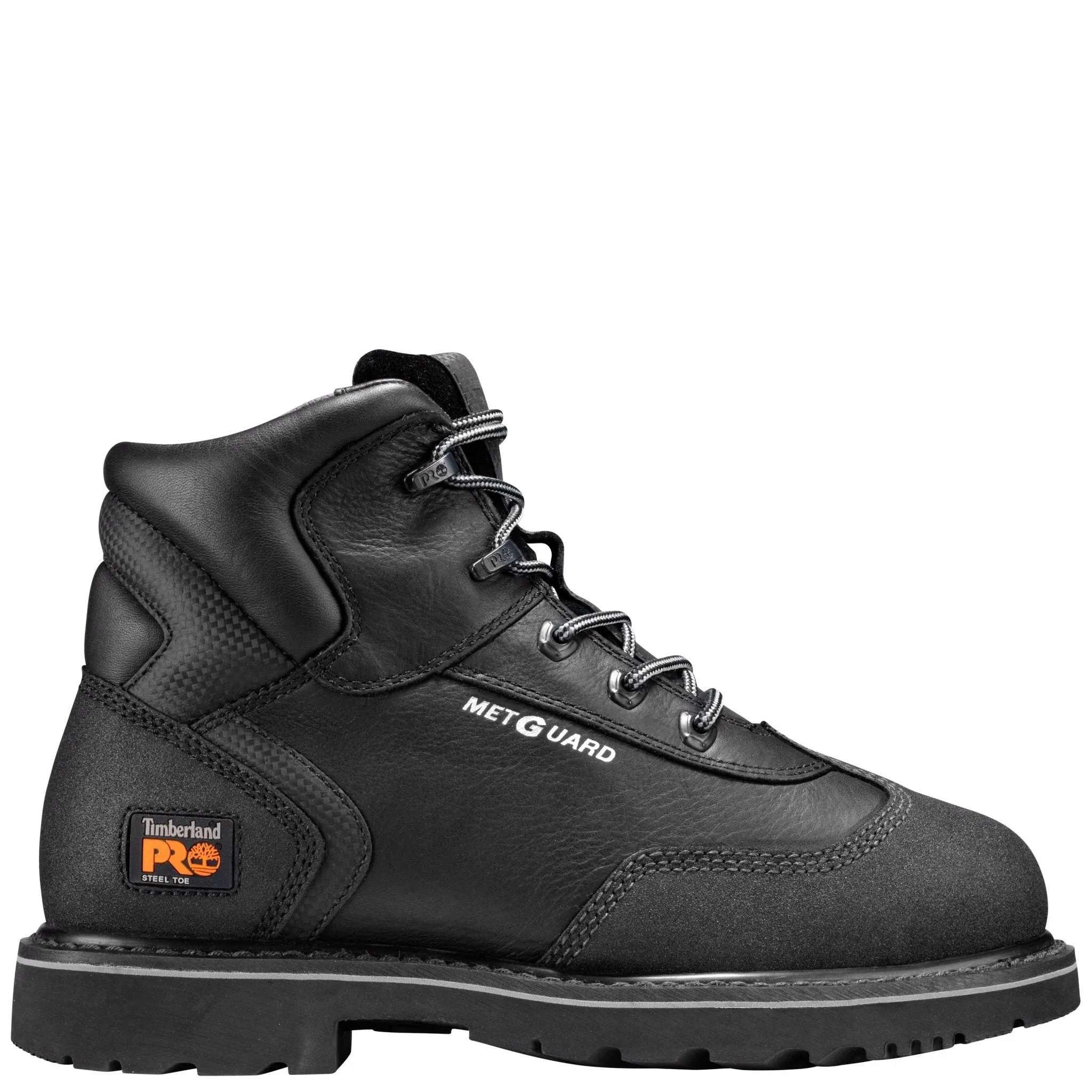 Men's Met Guard Steel Toe Work Boot - Black