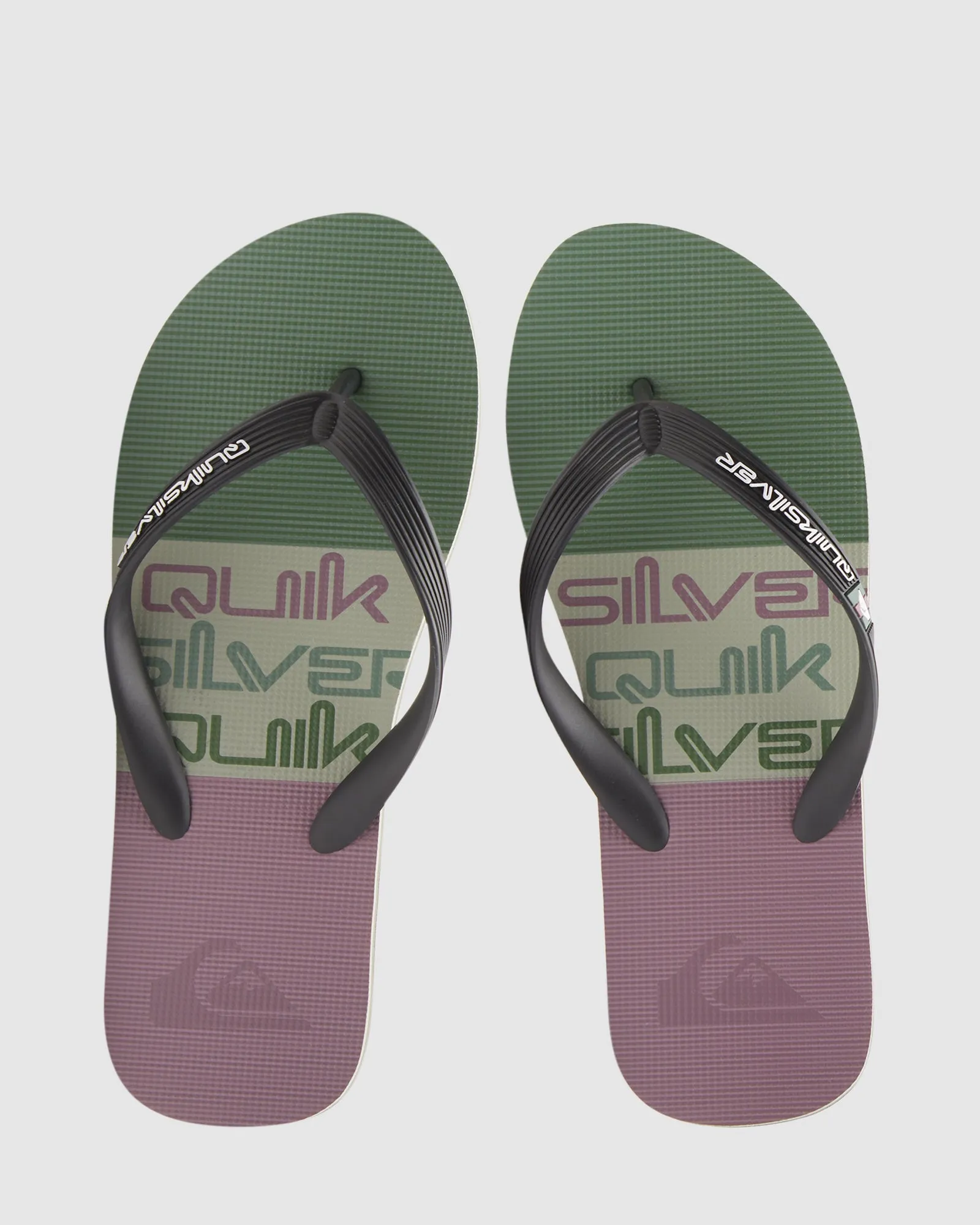 Mens Molokai Stripe Beach Thongs