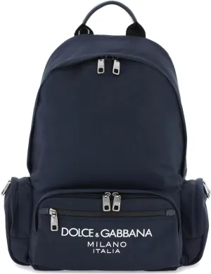 Men's Nylon Backpack in Blue | BM2197AG182