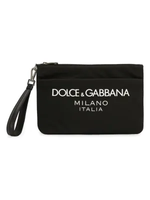 Men's Nylon Pouch in Black | Size UNI | BP3259AG1828B956