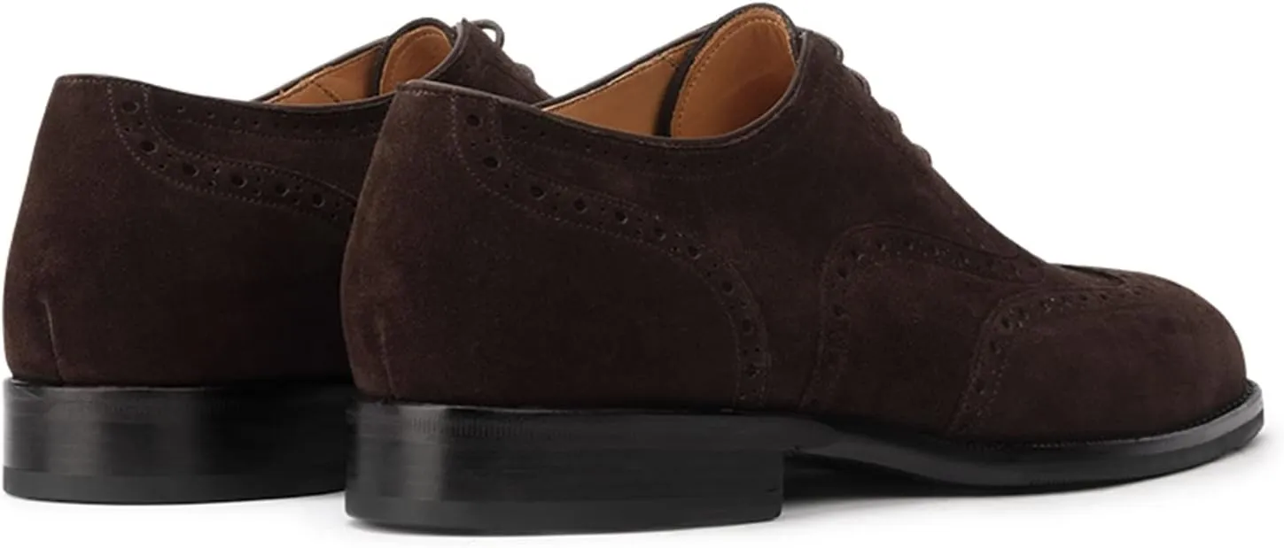Mens Oxfords Wingtip Full Brogues Carved Calf Shoes for Business,Casual