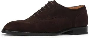 Mens Oxfords Wingtip Full Brogues Carved Calf Shoes for Business,Casual