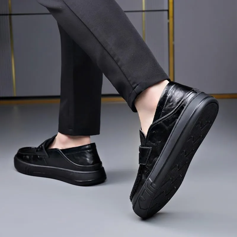 Men's Patent Leather Formal Business Oxford Dress Shoes Slip On Pointed Toe Derbys Classic Formal Business Shoes for Men