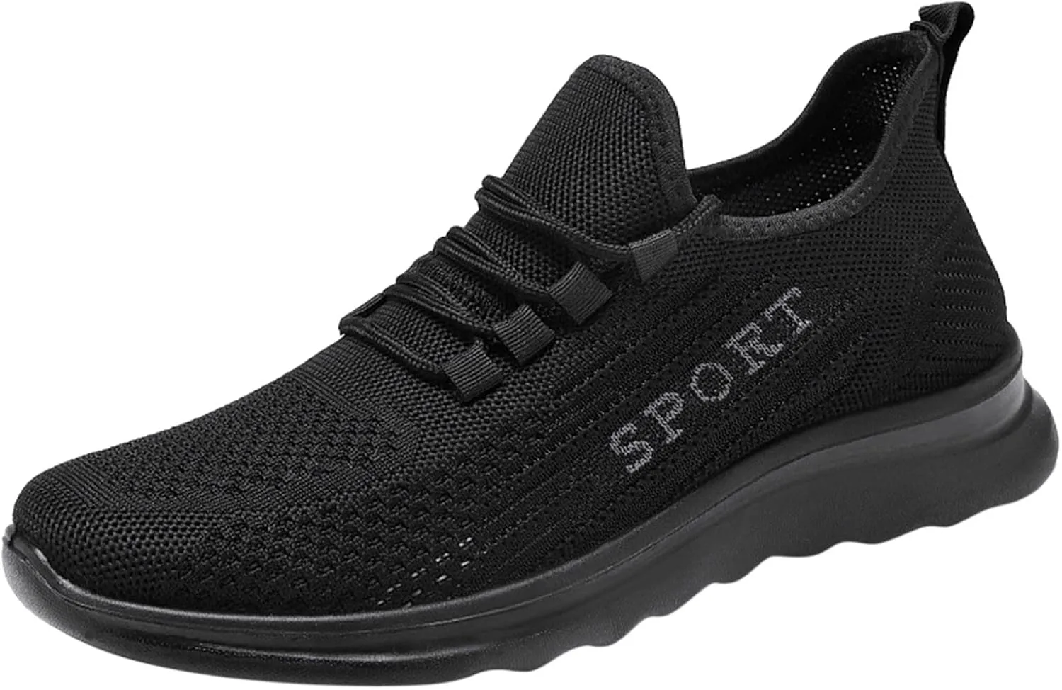 Men's Reathable Stretch Canvas Shoes Breathable Casual Comfortable Walking Sneaker Soft Flat Soled Elderly Shoes