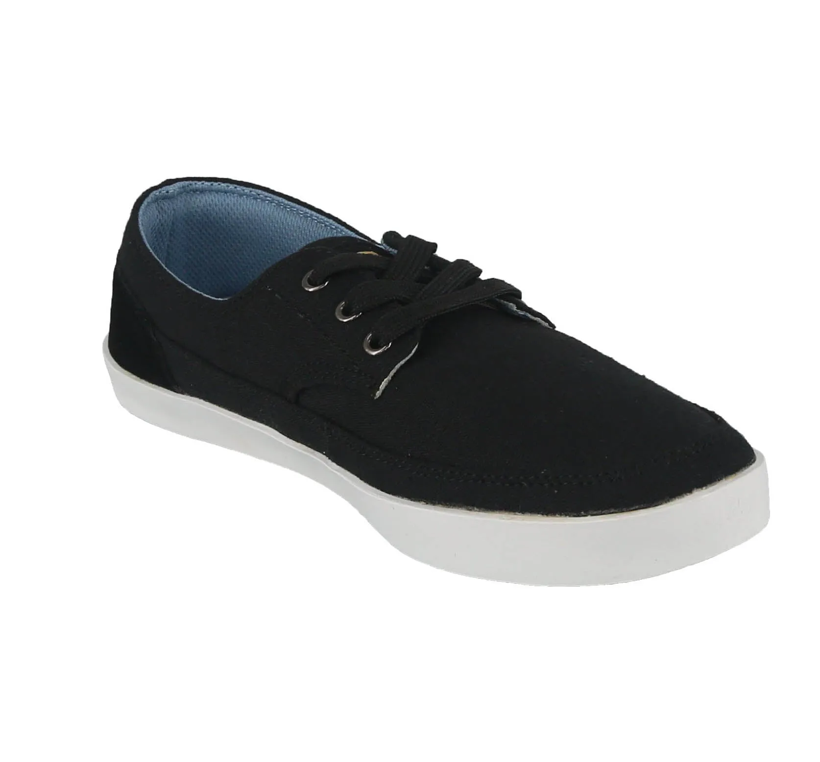 MEN'S SHOES BLACK FAB TENNIS SNEAKERS 7259M