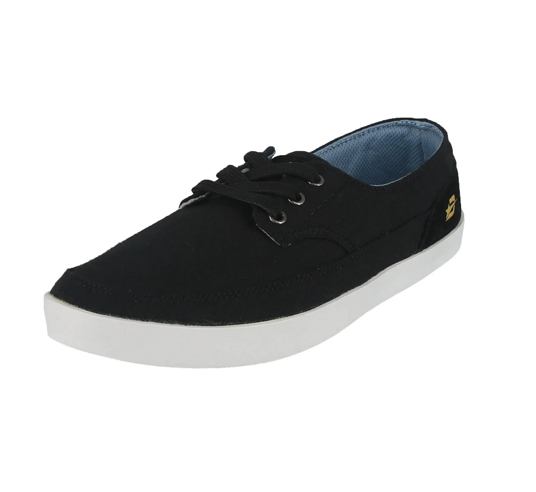 MEN'S SHOES BLACK FAB TENNIS SNEAKERS 7259M