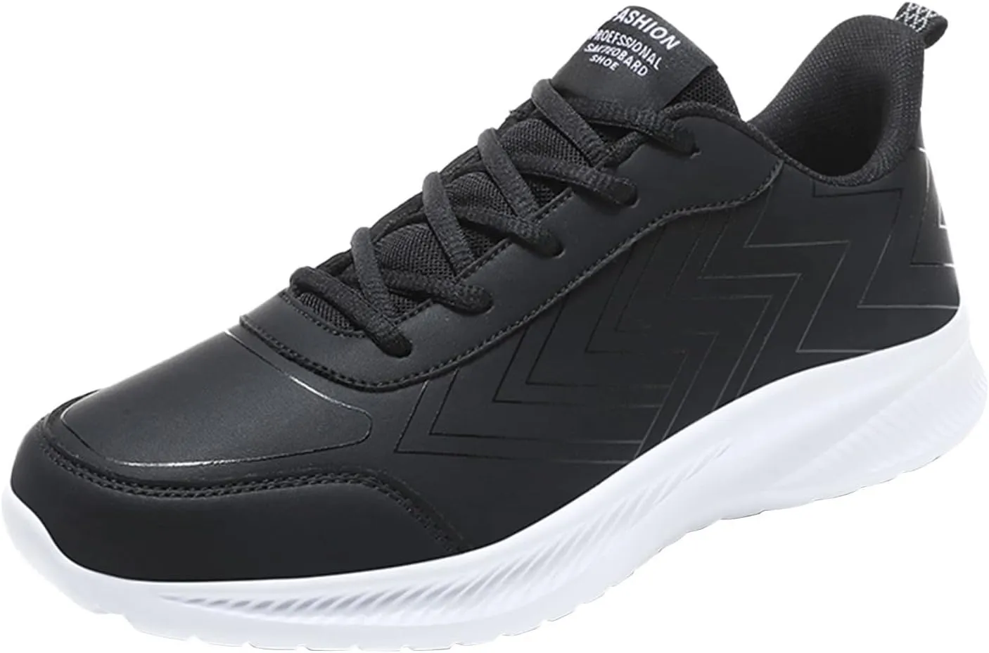 Mens Shoes Large Size Casual Leather Print Laace UpCasual Fashion Simple Shoes Running Mens Sneaker