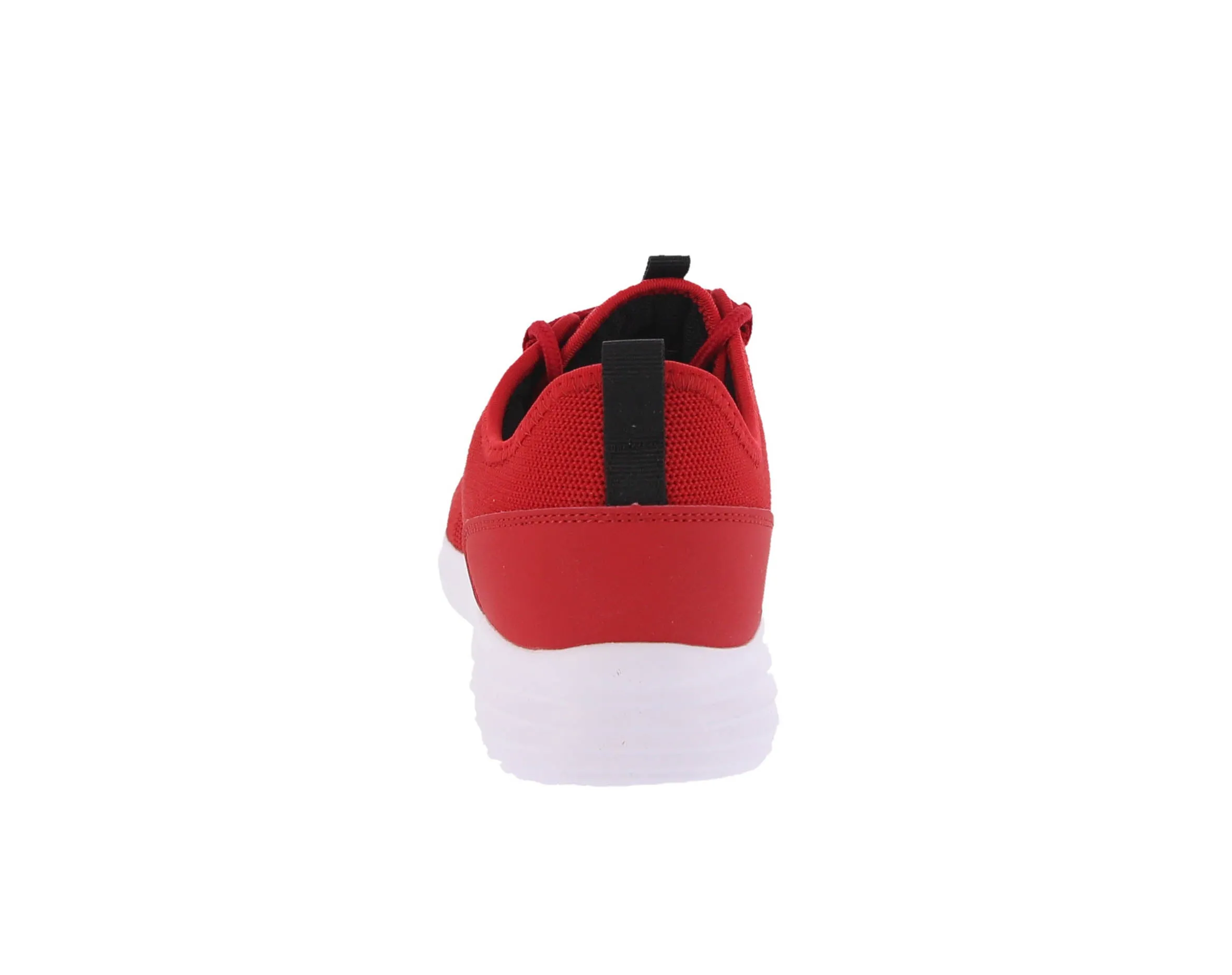 MEN'S SHOES RED MESH/FABRIC TENNIS SNEAKERS 6802M