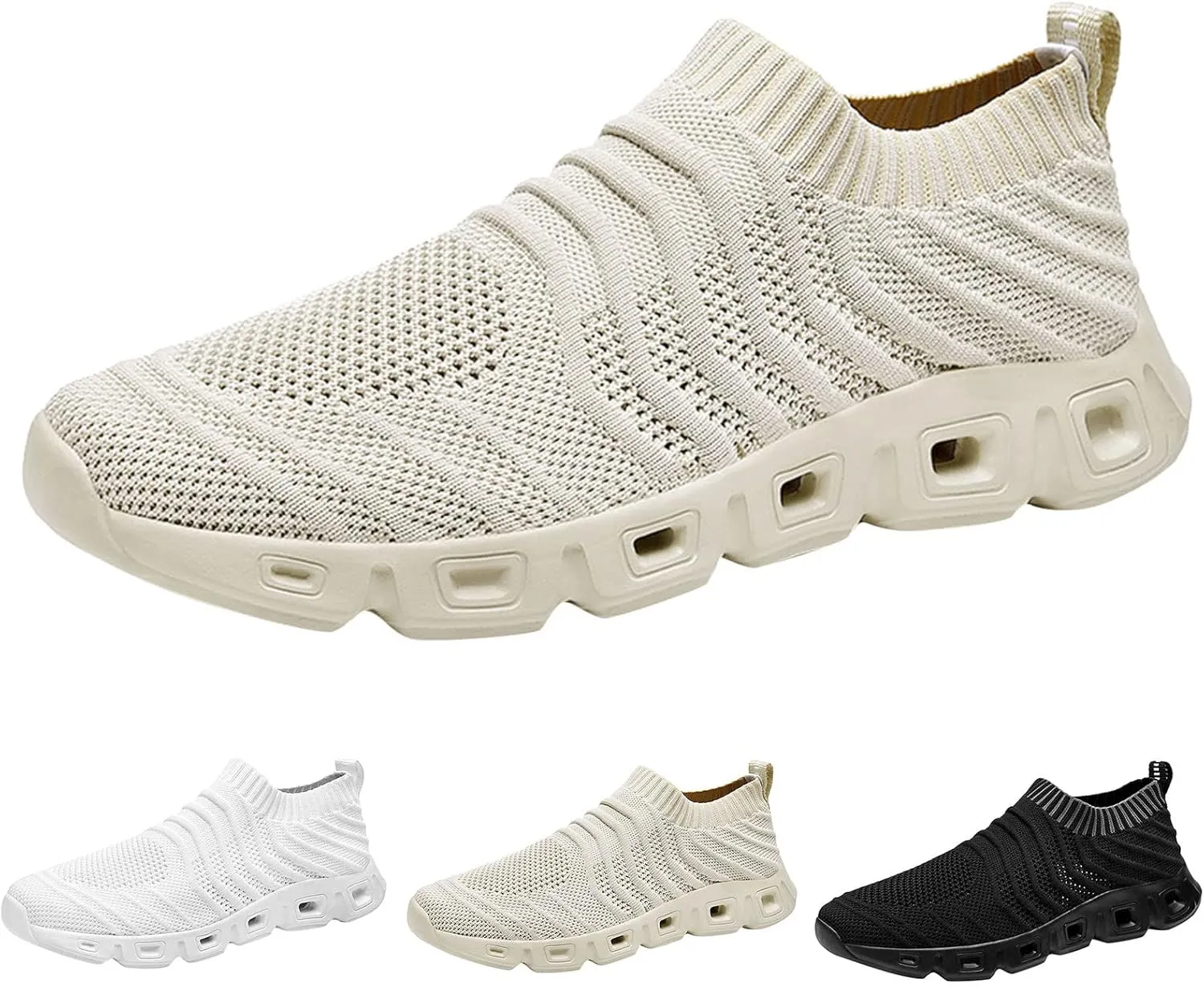 Men's Shoes Shoes Man Mens Breathable Casual Walking Sneakers Wide Toe Box Sneakers Supportive Running Athletic Men Black Dress