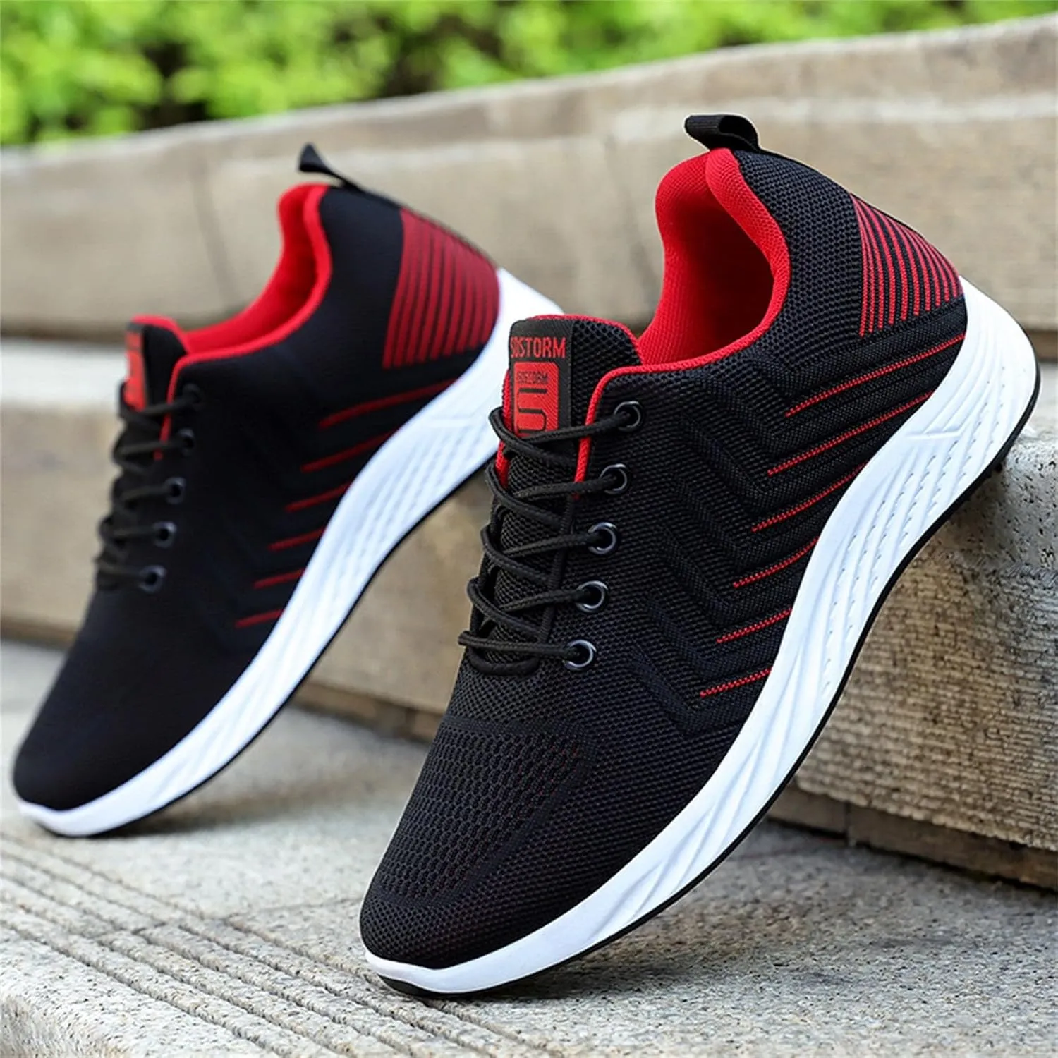 Mens Slip on Shoes Mens Training Shoes Breathable Mesh Fashion Sneakers New Sneakers Comfortable Casual Walking Tennis Wide Toe Box for Men