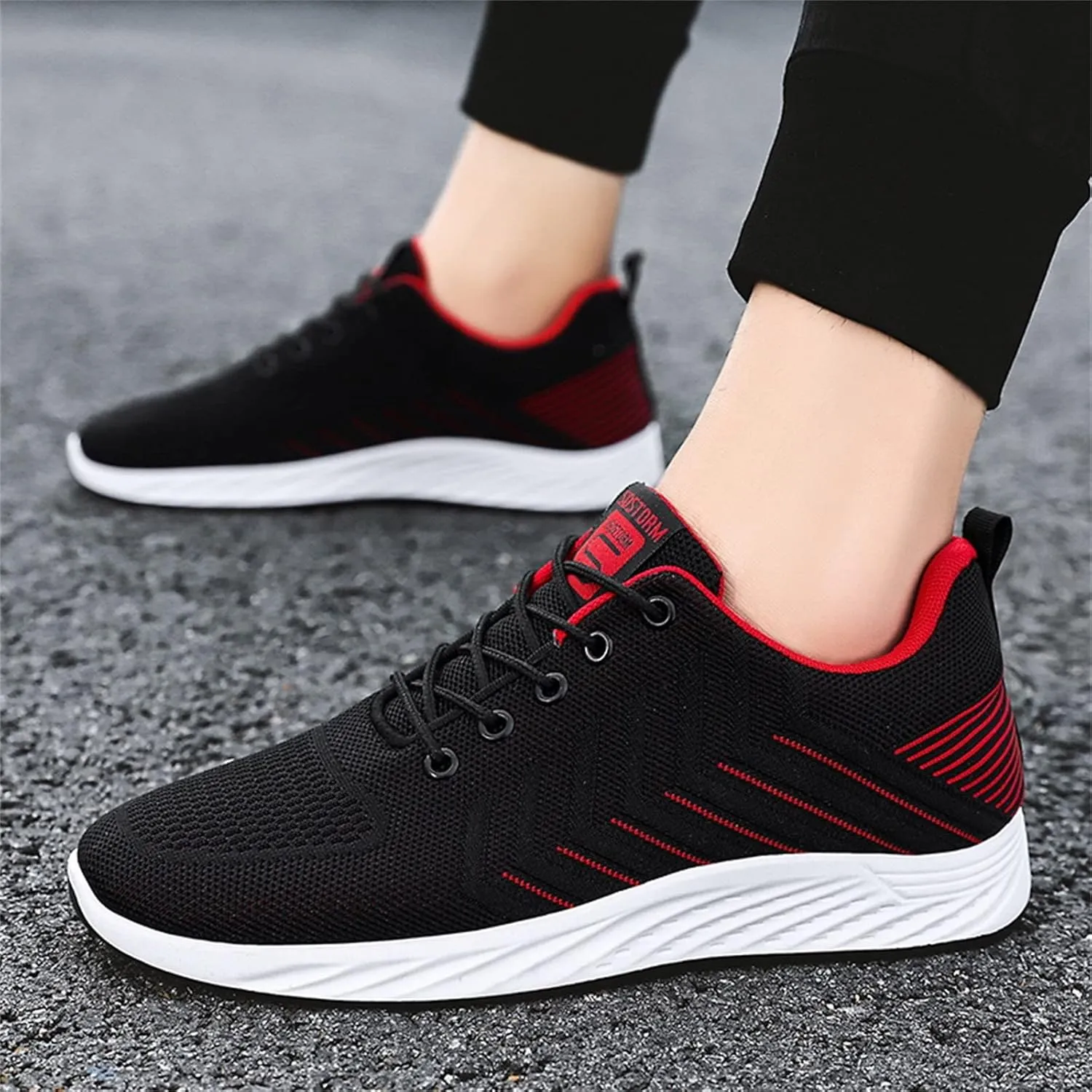 Mens Slip on Shoes Mens Training Shoes Breathable Mesh Fashion Sneakers New Sneakers Comfortable Casual Walking Tennis Wide Toe Box for Men