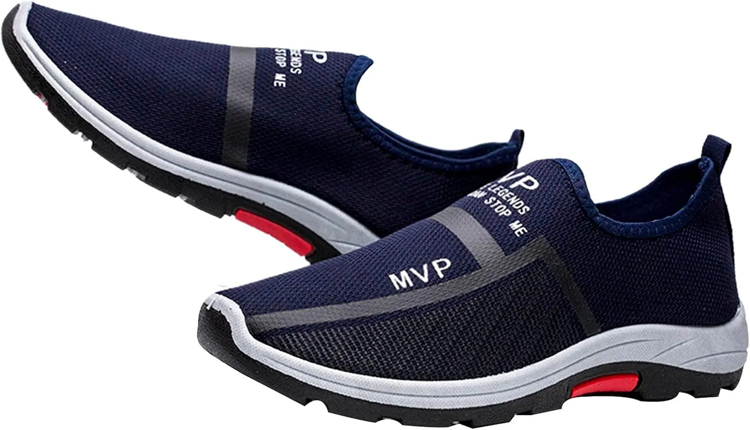 Mens Slip on Walking Shoes Casual Fashion Shoe Laceless Dress Sneakers Comfortable Lightweight Sneaker Footwear