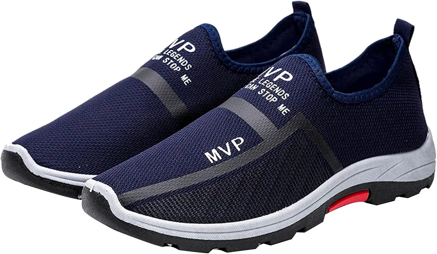 Mens Slip on Walking Shoes Casual Fashion Shoe Laceless Dress Sneakers Comfortable Lightweight Sneaker Footwear